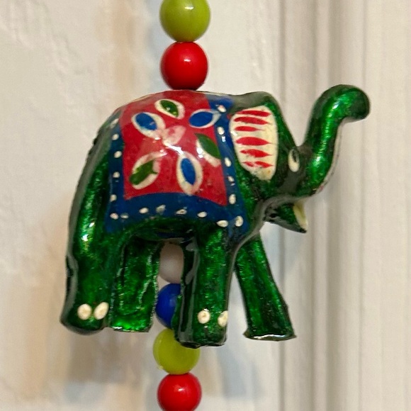 EarthenMetal Handcrafted Beads & Shells
Decorated vertical Boho hanging Decor - Picture 3 of 7